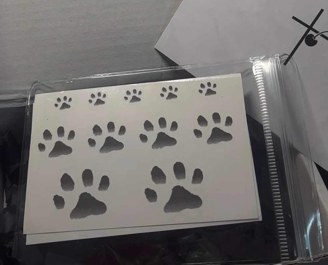 Paw tattoo sticker